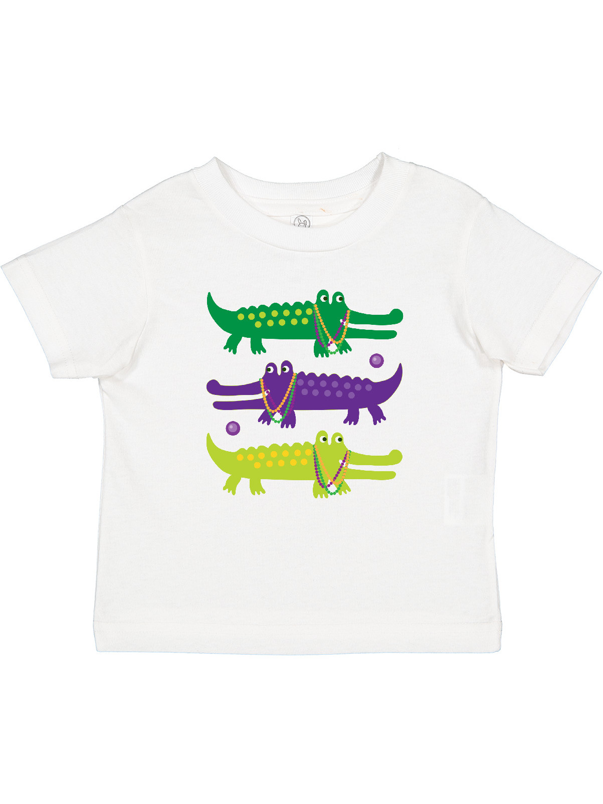 Inktastic Mardi Gras Holiday Alligators Boys or Girls Baby T-Shirt